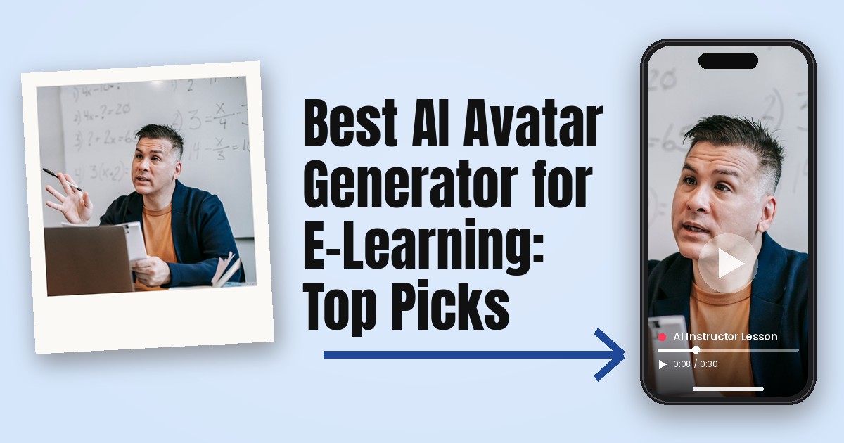 Best AI Avatar Generator for E-Learning: Top Picks