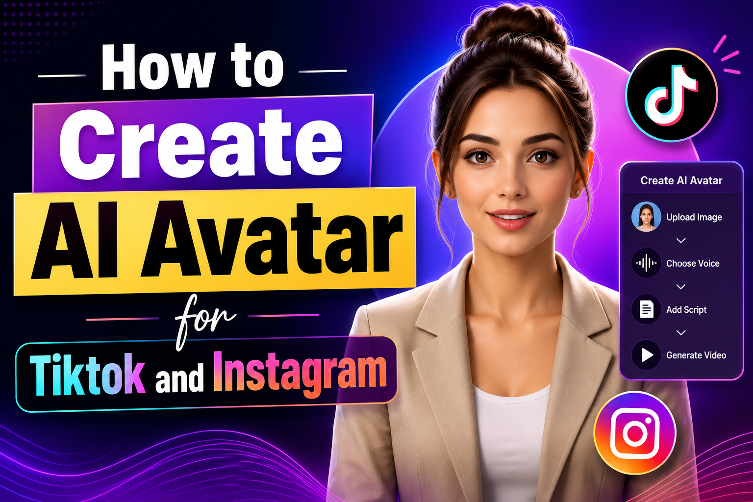 How to Create AI Avatar for Tiktok and Instagram