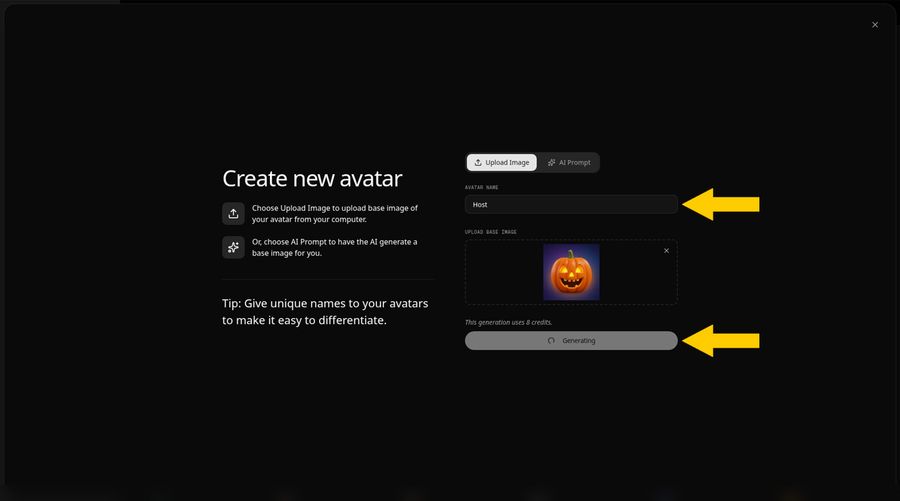 how-to-make-a-singing-pumpkin-video-with-ai-step-06-name-your-avatar-host-and-click-generate-avatar-t3nz39.jpg